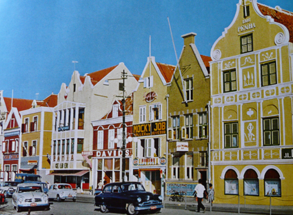 Dutch, architecture, colour, houses, art, Punda, Willemstad, Unesco